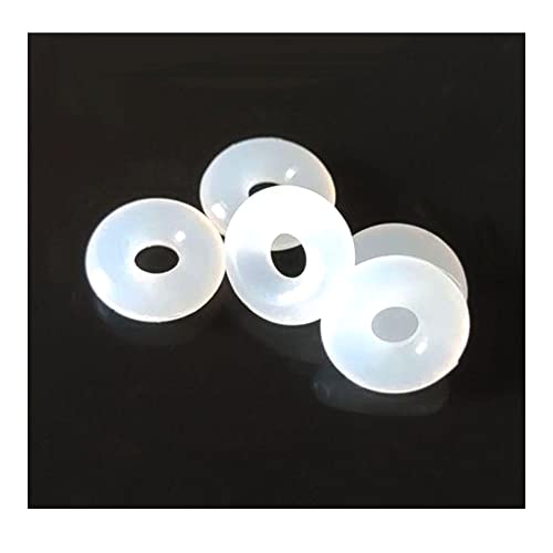 10 pcs weiße Silikon-Gummi-Dichtung O-Ring-Dicke CS 2M VMQ-Dichtung,9.5x5.5x2mm von Yhloubb