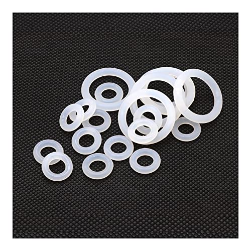 10pcs vmq weißes Silikon O Ringdichtung CS 4mm Lebensmittelqualität O-Ring-Silikonringe,17×9×4 von Yhloubb