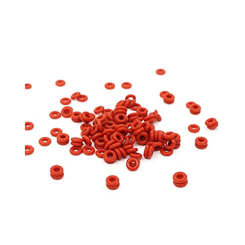 30 stücke Rotes Silizium O Ring 2mm Dicke,9×5×2mm von Yhloubb