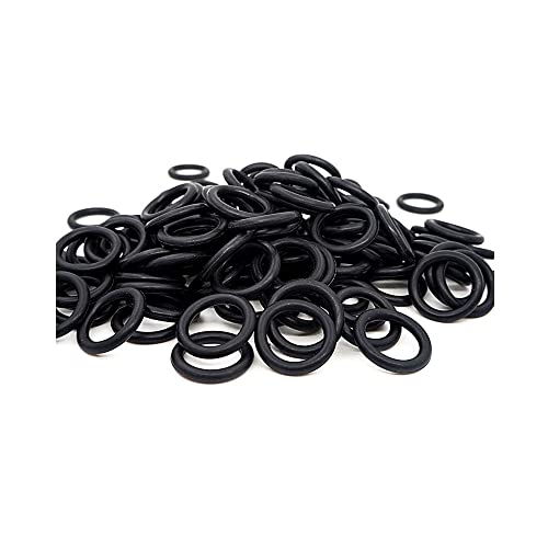 60 stücke Gummiring schwarz NBR Dichtungs-O-Ring-Dicke 2,4 mm,21×16.2×2.4mm von Yhloubb