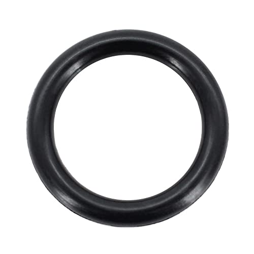 FKM O Ringdichtdichtung FPM Ölsäure und alkali-resistente Automobilfluororubber O-Ring,black,5PCS 15.1×8×3.55 von Yhloubb