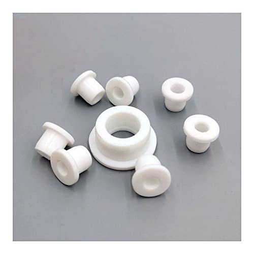 Runde hohle Silikon Gummi-Loch-Loch-Stecker Drahtkabel Kabel Schützen Sie Büsche O-Ringe versiegelte Dichtung,White,22mm(Bore 12mm) 2pcs von Yhloubb