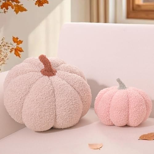 Yhoelata Kürbis Kissen, 2er-Set Kürbisform Dekokissen, Plüsch Zierkissen Aesthetic Sofakissen Teddy Fleece Kissen, Bett Kuschelkissen Runden für Kind Schlafzimmer Geschenk, 20 & 30 cm Yhoelata Kürbis Kissen, 2er-Set Kürbisform Dekokissen, Plüsch Zierkissen Aesthetic Sofakissen Teddy Fleece Kissen, Bett Kuschelkissen Runden für Kind Schlafzimmer Geschenk, 20 & 30 cm von Yhoelata