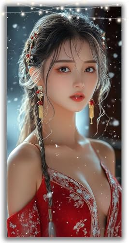 Diamond Painting Chinesischer Stil, Diamond Painting Erwachsene Frau Full Drill Bastelset Erwachsene Anfänger, DIY Diamant Kunst Malerei Stickerei Kreuzstich Geschenke,Deko Wohnzimmer 100x50CM Y2-1360 von Yhoonn