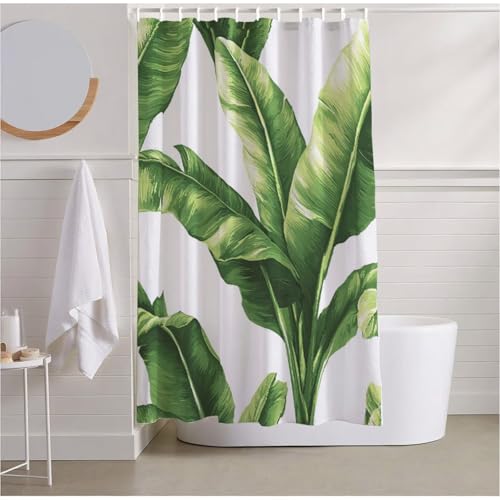 Duschvorhang 100x200cm Grün Duschvorhang Wasserdicht Extra Lang Duschrollo Modern Shower Curtains Polyester Beschwerter Saum mit 12 Duschvorhangringe für Hotel School Dormitory, Badezimmer Deko R2-507 Duschvorhang 100x200cm Grün Duschvorhang Wasserdicht Extra Lang Duschrollo Modern Shower Curtains Polyester Beschwerter Saum mit 12 Duschvorhangringe für Hotel School Dormitory, Badezimmer Deko R2-507 von Yhoonn