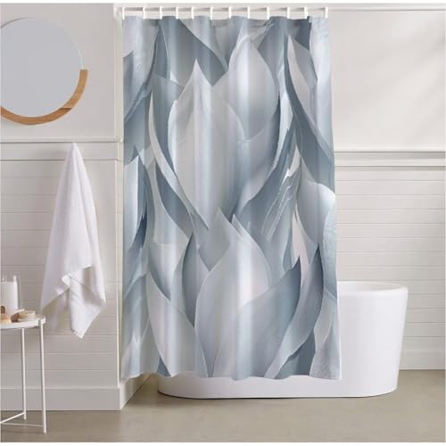 Duschvorhang 120 x 180 Entenei-Farbe Duschvorhang Wasserdicht Extra Lang Duschrollo Pflanzen Shower Curtains Polyester Beschwerter Saum mit Duschvorhangringe für Hotel Dormitory,Badezimmer Deko R2-517 Duschvorhang 120 x 180 Entenei-Farbe Duschvorhang Wasserdicht Extra Lang Duschrollo Pflanzen Shower Curtains Polyester Beschwerter Saum mit Duschvorhangringe für Hotel Dormitory,Badezimmer Deko R2-517 von Yhoonn