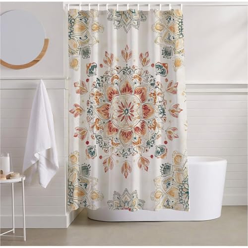 Duschvorhang 180 x 240 Beige Duschvorhang Wasserdicht Extra Lang Duschrollo Abstrakt Shower Curtains Polyester Beschwerter Saum mit Duschvorhangringe für Hotel School Dormitory, Badezimmer Deko R2-521 Duschvorhang 180 x 240 Beige Duschvorhang Wasserdicht Extra Lang Duschrollo Abstrakt Shower Curtains Polyester Beschwerter Saum mit Duschvorhangringe für Hotel School Dormitory, Badezimmer Deko R2-521 von Yhoonn