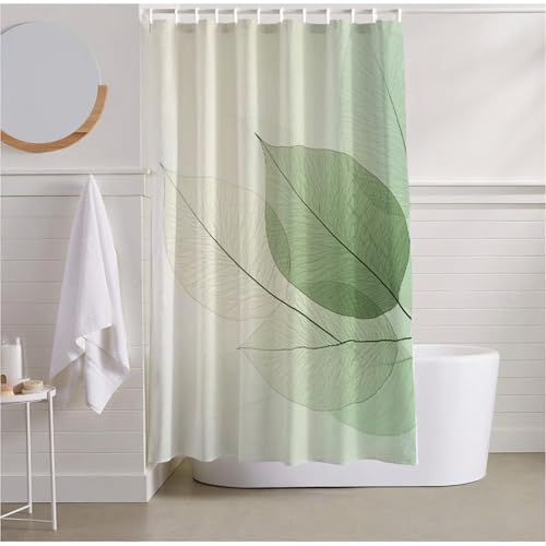 Duschvorhang Grün Duschrollo für Badewanne 200 x 200 Duschvorhang Wasserdicht Beschwerter Saum, Shower Curtain Blätter Duschvorhänge Waschbar Polyester Stoff Badevorhänge für Badewanne Duscheh R2-494 Duschvorhang Grün Duschrollo für Badewanne 200 x 200 Duschvorhang Wasserdicht Beschwerter Saum, Shower Curtain Blätter Duschvorhänge Waschbar Polyester Stoff Badevorhänge für Badewanne Duscheh R2-494 von Yhoonn