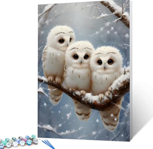Malen Nach Zahlen Eule Malen Nach Zahlen Erwachsene Zweige Bastelset Erwachsene Frauen, DIY GemäLde Set Erwachsene mit Pinsel und Acrylfarbe Zimmer Deko Wohnzimmer, Geschenke für Männer 40x50cm H5-335 Malen Nach Zahlen Eule Malen Nach Zahlen Erwachsene Zweige Bastelset Erwachsene Frauen, DIY GemäLde Set Erwachsene mit Pinsel und Acrylfarbe Zimmer Deko Wohnzimmer, Geschenke für Männer 40x50cm H5-335 von Yhoonn