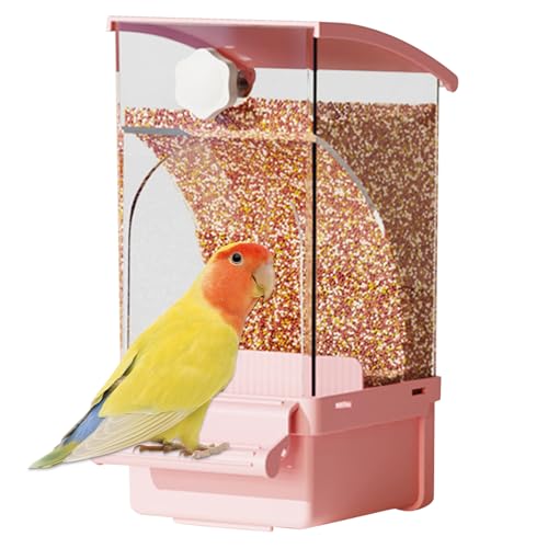 Automatischer Vogelfutterleiter | Vogelfutterspender Haustierbedarf | Käfigzubehör Snackspender | Finch Shotet Consumer Parrot Cockatiel Cockatus Bündelung für kleine und mittelgroße Vögel Automatischer Vogelfutterleiter | Vogelfutterspender Haustierbedarf | Käfigzubehör Snackspender | Finch Shotet Consumer Parrot Cockatiel Cockatus Bündelung für kleine und mittelgroße Vögel von Yhsioaklo