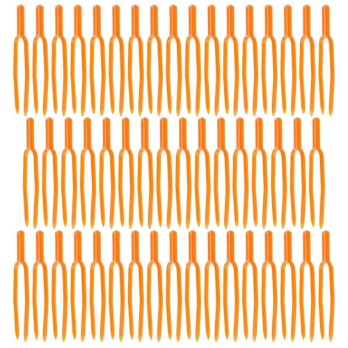 Befestigungsklammern für Gartenpflanzen | 50 Stück Pflanzgabel für Setzlinge | 65 mm Wiederverwendbare Stolon Fixateur Landwirtschaftliche Sicherungs Fixierwerkzeuge Für Garten Beete gemüsé Pflanzen Befestigungsklammern für Gartenpflanzen | 50 Stück Pflanzgabel für Setzlinge | 65 mm Wiederverwendbare Stolon Fixateur Landwirtschaftliche Sicherungs Fixierwerkzeuge Für Garten Beete gemüsé Pflanzen von Yhsioaklo