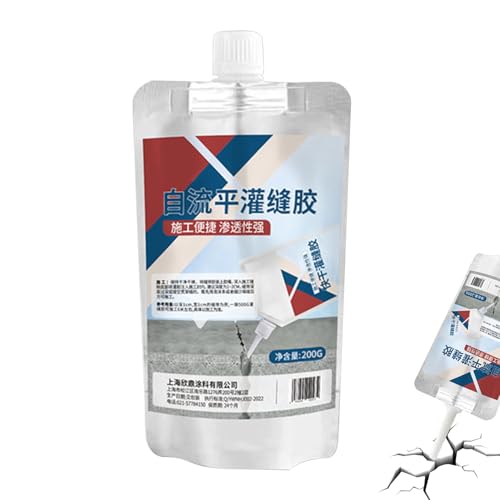 Beton Crack Dichtmittel | 200 g wasserdichte Betonreparatur | Versiegelungskleberzementrisse | Hoher Widerstand wasserdichtem Klebstoff für Terrasseneingänge Beton Crack Dichtmittel | 200 g wasserdichte Betonreparatur | Versiegelungskleberzementrisse | Hoher Widerstand wasserdichtem Klebstoff für Terrasseneingänge von Yhsioaklo