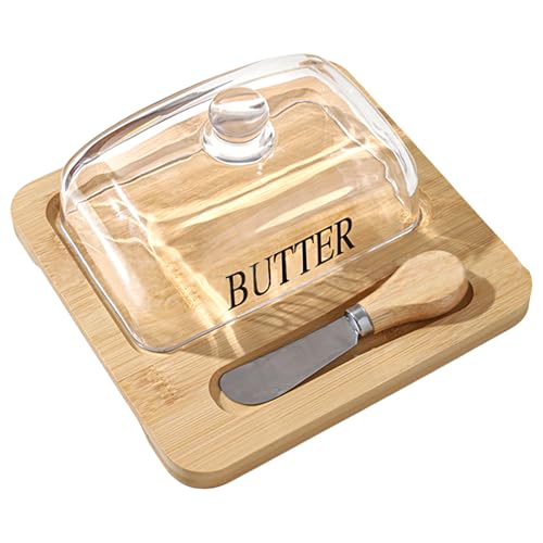 Butterdose Mit Deckel Aus Glas, Überdachtes Buttertablett Unds Käsekuppel, Ideal Fürs Arbeitsplatte, Küche Un D Zuhause, Praktisches Aufbewahrungsbehältnis Für Butter Und Kuchen Butterdose Mit Deckel Aus Glas, Überdachtes Buttertablett Unds Käsekuppel, Ideal Fürs Arbeitsplatte, Küche Un D Zuhause, Praktisches Aufbewahrungsbehältnis Für Butter Und Kuchen von Yhsioaklo
