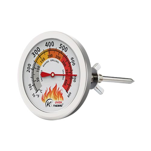 Edelstahl Grill Thermometer Analog, Deckelthermometer Mit Zifferblatt, Raucher Temperaturanzeige, Gasgrill Wärmeanzeige, Präzise Celsius Und Messung, Robust Und Einfache Montage Edelstahl Grill Thermometer Analog, Deckelthermometer Mit Zifferblatt, Raucher Temperaturanzeige, Gasgrill Wärmeanzeige, Präzise Celsius Und Messung, Robust Und Einfache Montage von Yhsioaklo
