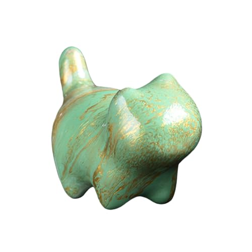 Handgefertigte schwimmende Katzenstatue aus Farbe | Geschnitzte Kunstfigur aus Holz für Schreibtisch, Nachttisch, , Büro, Wohnzimmer | Niedliche Mini-Katzenskulptur als Heimdekoration und Geschen Handgefertigte schwimmende Katzenstatue aus Farbe | Geschnitzte Kunstfigur aus Holz für Schreibtisch, Nachttisch, , Büro, Wohnzimmer | Niedliche Mini-Katzenskulptur als Heimdekoration und Geschen von Yhsioaklo