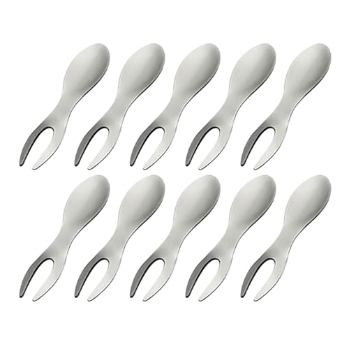 Mais Mazorcas Bra | Spiel von 10 Edelstahlhaltern mit sicheren Mangos | Accessoires für Lebensmittelhandling, Heimküche, Grill und im Freien Mais Mazorcas Bra | Spiel von 10 Edelstahlhaltern mit sicheren Mangos | Accessoires für Lebensmittelhandling, Heimküche, Grill und im Freien von Yhsioaklo