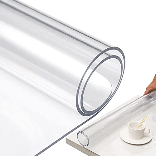 Plastikkissen - PVC -Tischabdeckung, matte Nachtmatte | Rechteckiger staubfester Schutzschild, wasserdicht ausgelöschbare Oberfläche, perfekt für Schlafzimmer, Untersuchungsbereiche, langlebiges Mater von Yhsioaklo