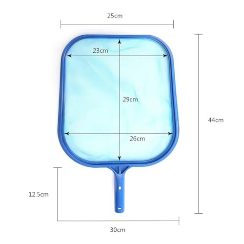 Pool Skimmer Net | Blatt Skimmernetz | Blattfänger mit abnehmbaren Aluminiumstäben, Poolablöschblätter -Packup -Entfernungstool von Yhsioaklo
