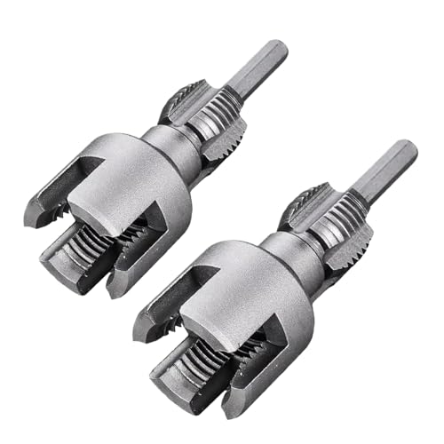 Rohrgewindewerkzeug | Integrierter interner und externer Faden für Wasserrohre | Integrierter elektrischer Spinner für PVC -Rohre - Mehrzweck der Inlandsreparatur und INDU -Wartung von Yhsioaklo