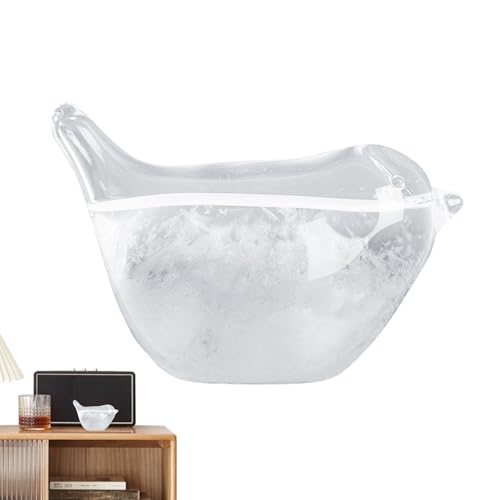 Stormglas Wetterprädiktor | 3.14x1.97x1.57 Zoll Mini Wettervorhersage Prädiktor | Barometerflasche | Desktop Globe | Barometer Sturmglas | Tischdekoration für Zuhause von Yhsioaklo