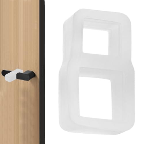 Türstopper, 6er-Pack Transparente Türstopper Aus Silikonkautschuk, Schützende Türstopper, Stoßdämpfer, Wandtürstopper, Aufprallschutz, Einfach Zu Installieren, Langlebig Und Effektiv von Yhsioaklo