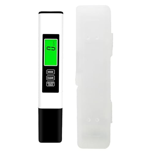 Wassertester | 6.06x1.18 Zoll Digitale Wasserprüfungsstift | Portables Messgerät Mit Klarer Anzeige Und Zweifarbiger Hintergrundbeleuchtung Für Aquarium Haus Teich Pool von Yhsioaklo