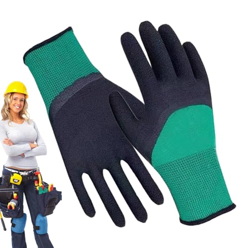 Yhsioaklo Gartenhandschuhe | Arbeitshandschuhe | Schutzhandschuhe | atmungsaktive Zubehör von Gummiwerkzeugen, wasserdicht, dornensicher, pünktlich-resistent für Männer & Frauen von Yhsioaklo