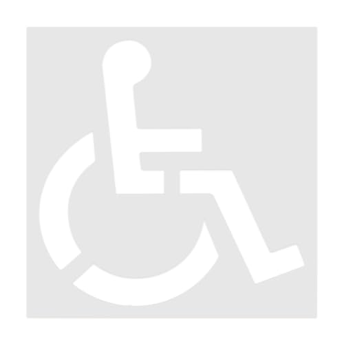 Yhsioaklo Handicap-Schablone zum Parken | Silikon-Behinderten-Symbol-Schablone – wiederverwendbar, flexibel, faltbar, Rollstuhl-Schild-Vorlage für Auffahrt, Beton, Asphalt Yhsioaklo Handicap-Schablone zum Parken | Silikon-Behinderten-Symbol-Schablone – wiederverwendbar, flexibel, faltbar, Rollstuhl-Schild-Vorlage für Auffahrt, Beton, Asphalt von Yhsioaklo