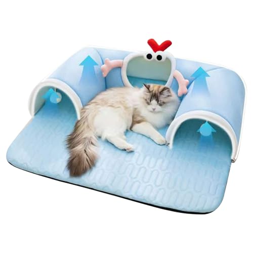 Yhsioaklo Katzentunnel - Katzenspielzeug Tunnel Kätzchen Bett | Haustierzubehör Kissen Schlafmatte Für Kleintiere Welpe Hase Kätzchen Wohlfühl Zuhause Winter Sommer von Yhsioaklo