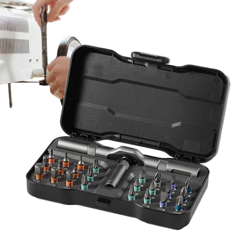 Yhsioaklo Ratsche Schraubendreher Set Magnetisch | Magnet Schraubendreher Set,T-Griff Kompakt Werkzeugset mit Bits für Haushalt und Reparaturen Yhsioaklo Ratsche Schraubendreher Set Magnetisch | Magnet Schraubendreher Set,T-Griff Kompakt Werkzeugset mit Bits für Haushalt und Reparaturen von Yhsioaklo