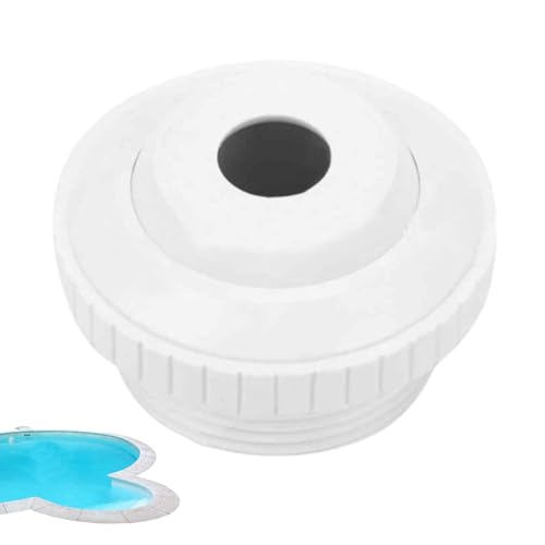 Yhsioaklo Rücklaufgarnitur - Durchflussadapter, Spa-Anschluss | Praktische Einlaufdüse zur Schwimmbadwartung, weißes Werkzeug, Gewinde-Installationsteil, effektive Zirkulationslösung von Yhsioaklo