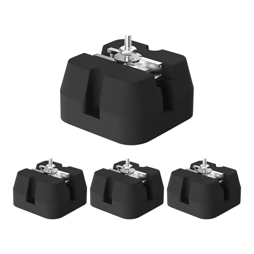 Yhsioaklo Split Air Conditioner Rubber Base Pads | Klimaanlage Wärmepumpe Pad | Anti-Vibrationsmatte für Bodenunterstützung Außeninstallation von Yhsioaklo