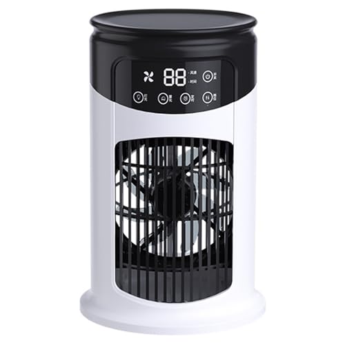 Yhsioaklo Tragbare Klimageräte - Ventilator mit Kühlfunktion | Multifunktionaler Luftbefeuchter Kühlender Nebel für Küche Zuhause Schreibtisch Schreibtisch Arbeitszimmer Garage Wohnzimmer Wandern Yhsioaklo Tragbare Klimageräte - Ventilator mit Kühlfunktion | Multifunktionaler Luftbefeuchter Kühlender Nebel für Küche Zuhause Schreibtisch Schreibtisch Arbeitszimmer Garage Wohnzimmer Wandern von Yhsioaklo