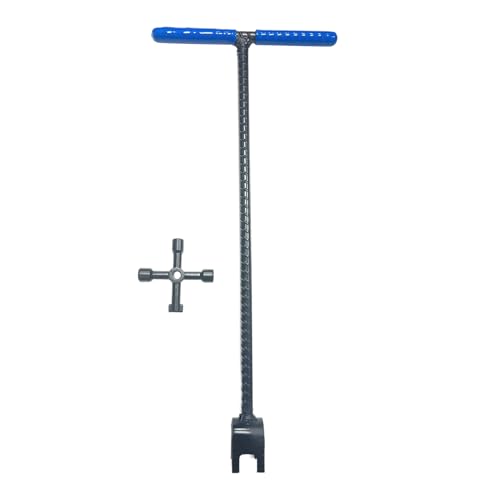 Yhsioaklo Wasserzähler Schlüssel | T-förmiger Ventilschlüssel für Wasserzähler | Installationswerkzeug für Rasen, Camping, Zuhause, Gartenbewässerung, Bau, Hinterhof, Outdoor, Reparaturen Yhsioaklo Wasserzähler Schlüssel | T-förmiger Ventilschlüssel für Wasserzähler | Installationswerkzeug für Rasen, Camping, Zuhause, Gartenbewässerung, Bau, Hinterhof, Outdoor, Reparaturen von Yhsioaklo
