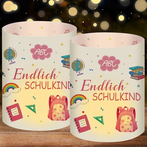 16 Windlicht Tischdeko Einschulung Junge, Deko Einschulung Junge Tisch, Schuleinführung Einschulungsdeko mit Bunten ABC Zuckertüte, Windlichter Tischdeko Endlich Schulkind 16 Windlicht Tischdeko Einschulung Junge, Deko Einschulung Junge Tisch, Schuleinführung Einschulungsdeko mit Bunten ABC Zuckertüte, Windlichter Tischdeko Endlich Schulkind von Yi'antai