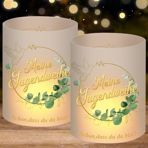 16 Windlicht Tischdeko Jugendweihe, Deko Jugendweihe Junge Mädchen, Alles Gute Zur Jugendweihe, Party Deko Jugendweihe, Gastgeschenk Jugendweihe, Geeignet für Kerzen oder Teelichter 16 Windlicht Tischdeko Jugendweihe, Deko Jugendweihe Junge Mädchen, Alles Gute Zur Jugendweihe, Party Deko Jugendweihe, Gastgeschenk Jugendweihe, Geeignet für Kerzen oder Teelichter von Yi'antai