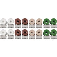 Circle Donut Form Mode Hohl Metall Binder 3/4 Zoll Clips 16 Stk/Set Fotonotizen Brief Papier Süße Kawaii Fotos von YiConcept