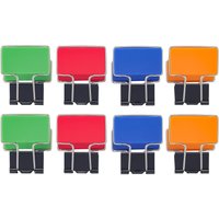 Retangle Metallbuchstabe Clips 8 Stk/Set Fotonotizen Briefdatei Papierclips Briefpapier von YiConcept