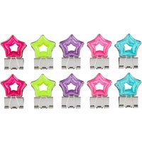 Stern Form Mode Hohl Metall Binder 1 Zoll Clips 10 Stk/Set Foto Notizen Datei Papier Briefpapier Cute Kawaii Fotos von YiConcept