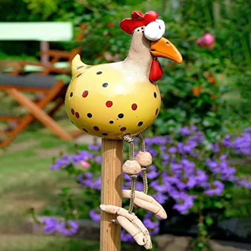 YiGengGo Keramik Huhn Gartendeko,Tierfigur Gartenstecker Keramikfigur Handarbeit Ornament, Gartendeko Huhn Deko, Gartenstatue Dekorative Henne Huhn Gartenstecker,Gartenfigur Gartendekoration YiGengGo Keramik Huhn Gartendeko,Tierfigur Gartenstecker Keramikfigur Handarbeit Ornament, Gartendeko Huhn Deko, Gartenstatue Dekorative Henne Huhn Gartenstecker,Gartenfigur Gartendekoration von YiGengGo