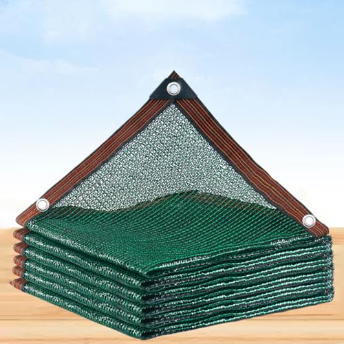 Schattiernetz mit Ösen 55% Shading Rate Sonnenschutz Netz Gartenmasche Schattenplane UV-Beständiges für Terrasse Pflanze Blume Im Freien (2x5m) von YiHYSj