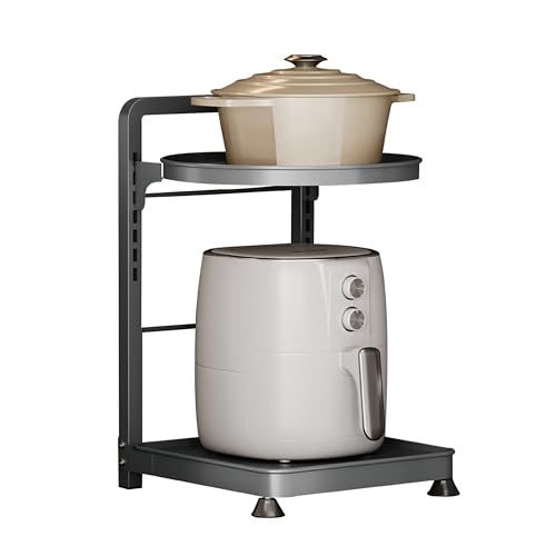 YiHYSj Topfregal-Organizer 2-stöckig Carbon Steel Küche Pfannen Organizer Topfdeckel Aufbewahrung verstellbar Schneidebretter und Pfannen mehrere Verwendungsmodi YiHYSj Topfregal-Organizer 2-stöckig Carbon Steel Küche Pfannen Organizer Topfdeckel Aufbewahrung verstellbar Schneidebretter und Pfannen mehrere Verwendungsmodi von YiHYSj
