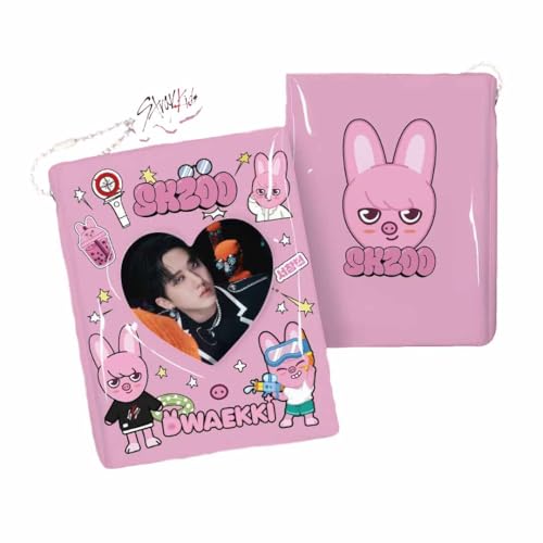 Yijee Photocard Binder Kpop Süßes Photocard Album mit Sleeves für Lomo Karten, Stray-K SKZ SKZOO STAYs Fotokartenhalter Sammelbuch Geschenk für Fans von YiJee
