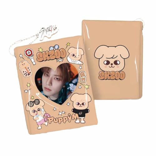 Yijee Photocard Binder Kpop Süßes Photocard Album mit Sleeves für Lomo Karten, Stray-K SKZ SKZOO STAYs Fotokartenhalter Sammelbuch Geschenk für Fans von YiJee