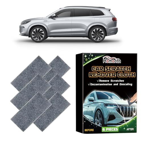 YIJIUBA 6 Stück Nano Sparkle Tuch, Nano Sparkle Cloth für Autokratzer, Nanomagic Tuch Car Scratch Remover, Original zur Reparatur von leichten Kratzern und Lackschäden von YiJiuBa