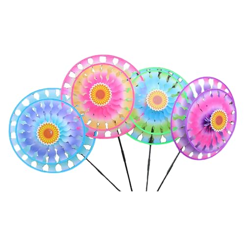 YiNLuax Bunte Wind Spinner Auffällige Pinwheel Für Kinderpartys Camping Picknick von YiNLuax