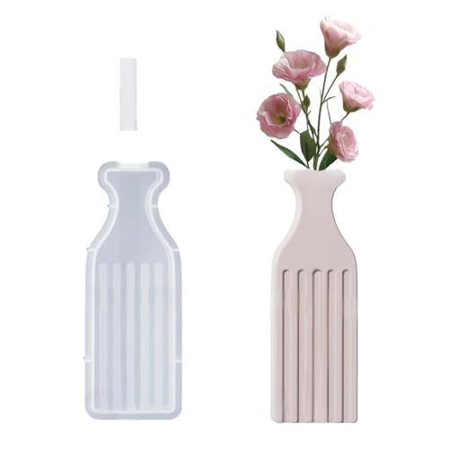Geometrische Vase Formen Silikontextur Silikon Crafting Formen Perfekt Für Handherstellende Pflanzer Und Zementprojekte Wiederverwendbarer Form Für Schmuckherstellung von YiNLuax