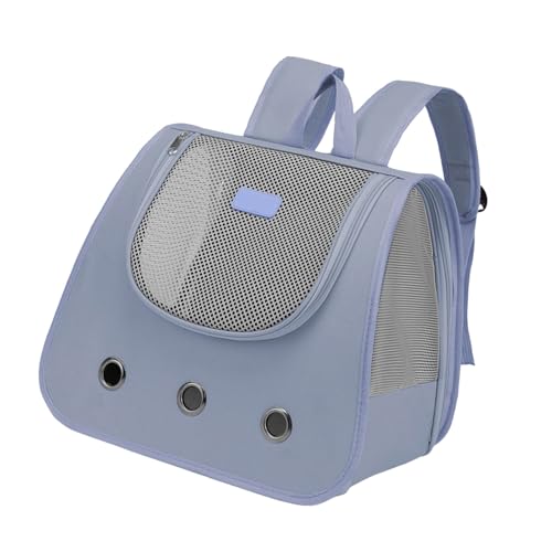 YiNLuax Haustier Rucksack Katzen Träger Tasche Weiche Kapazität Mit Fenster Atmungsaktivem Sightseeing Bag OxfordFabric Rucksack von YiNLuax