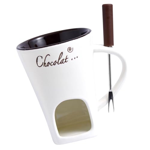 Keramikschokolade Fondue Becher Keramik Fondue Töpfe Accessoire Perfekt Für Familienfeier Und Veranstaltung Keramik Fondue Pot von YiNLuax
