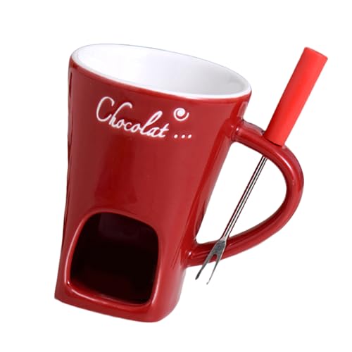 Keramikschokolade Fondue Becher Keramik Fondue Töpfe Accessoire Perfekt Für Familienfeier Und Veranstaltung Keramik Fondue Pot von YiNLuax